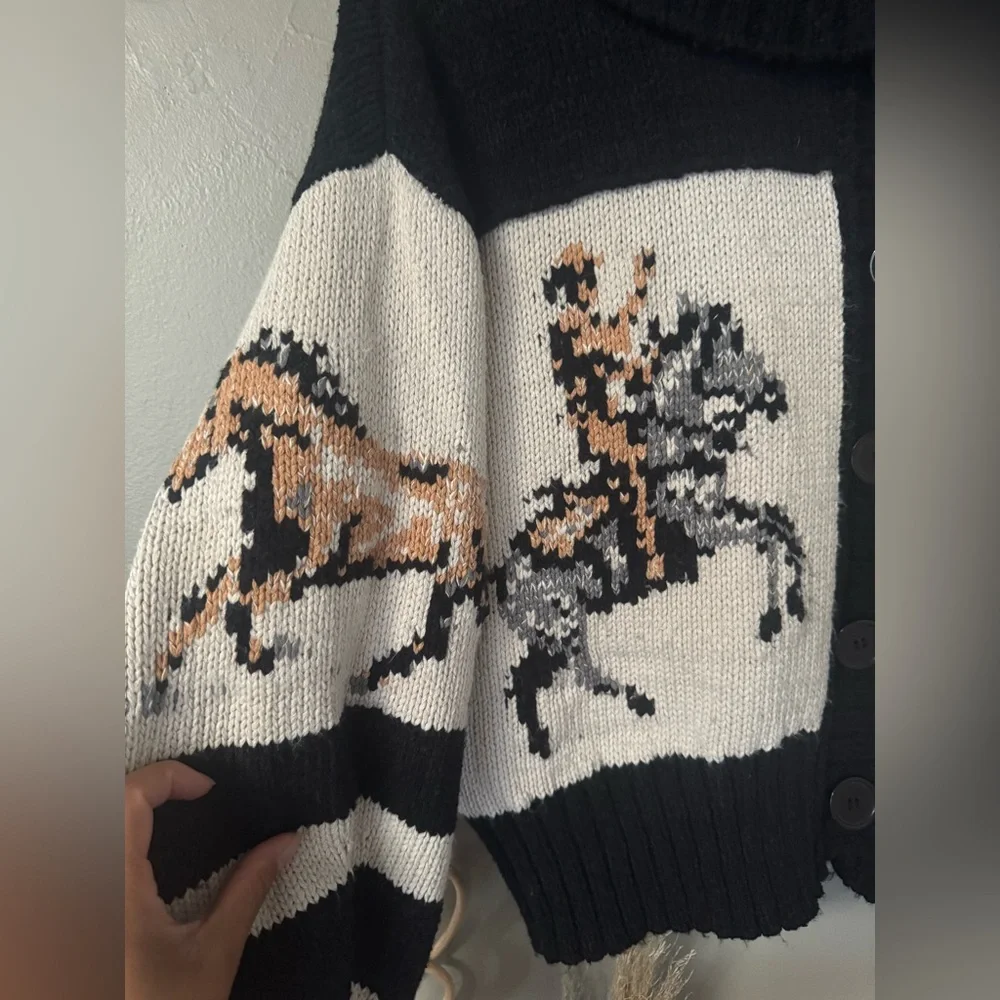 Pilcro Black Knit Sweater - Picture 2 of 5